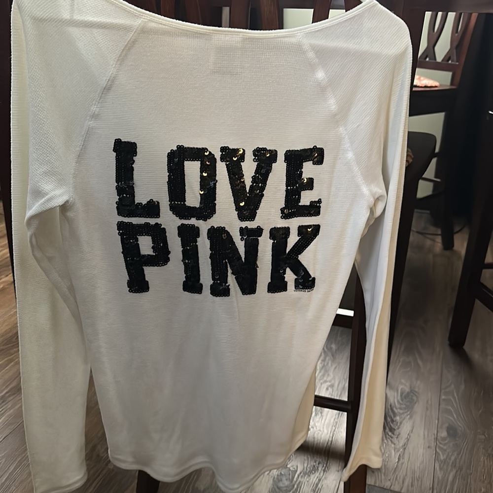 Thermal white shirt from Victoria’s Secret! Like new!